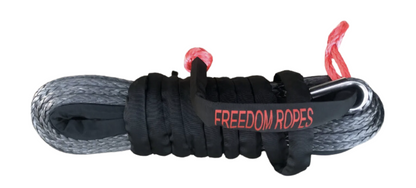 3/8"x80' Freedom Winchline with Soft Shackle - Synthetic Winchline