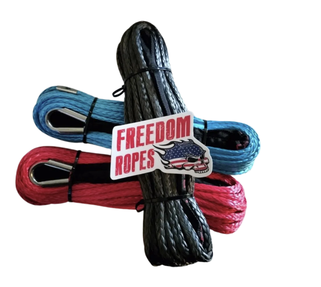 3/8"x80' Freedom Winchline with Soft Shackle - Synthetic Winchline