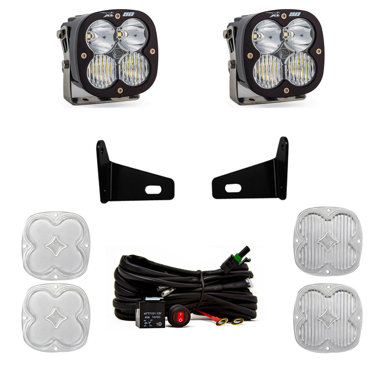 Baja Designs XL80 A-Pillar Light Kit - Can-Am 2017-24 Maverick X3