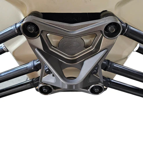 Elektric Offroad Designs 2017-2021 Can Am X3 Maverick EOD Radius Rod Plate with Tow Hook Gun Metal