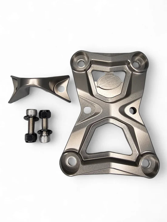 Elektric Offroad Designs 2022-2024 Polaris RZR Turbo R/Pro R EOD Radius Rod Plate with Tow Hook Gunmetal